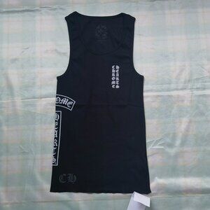 Chrome Hearts Gothic Font Printed Vest